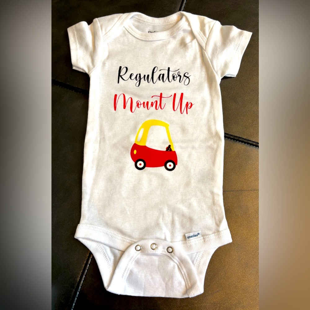 Regulators Mount up Onesie - 3-6 months - NEW